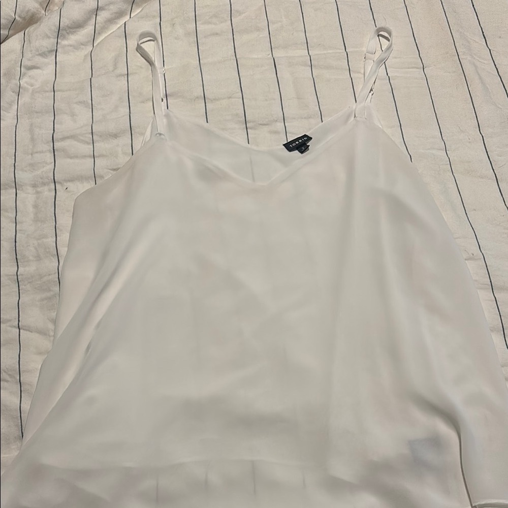 Torrid White Sleeveless Camisole Top